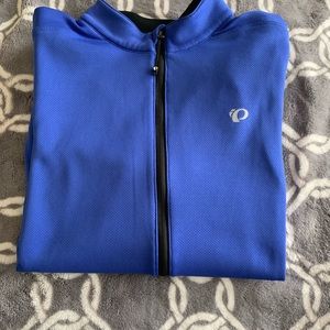Blue thermal Pearl Izumi pullover cycling XL women